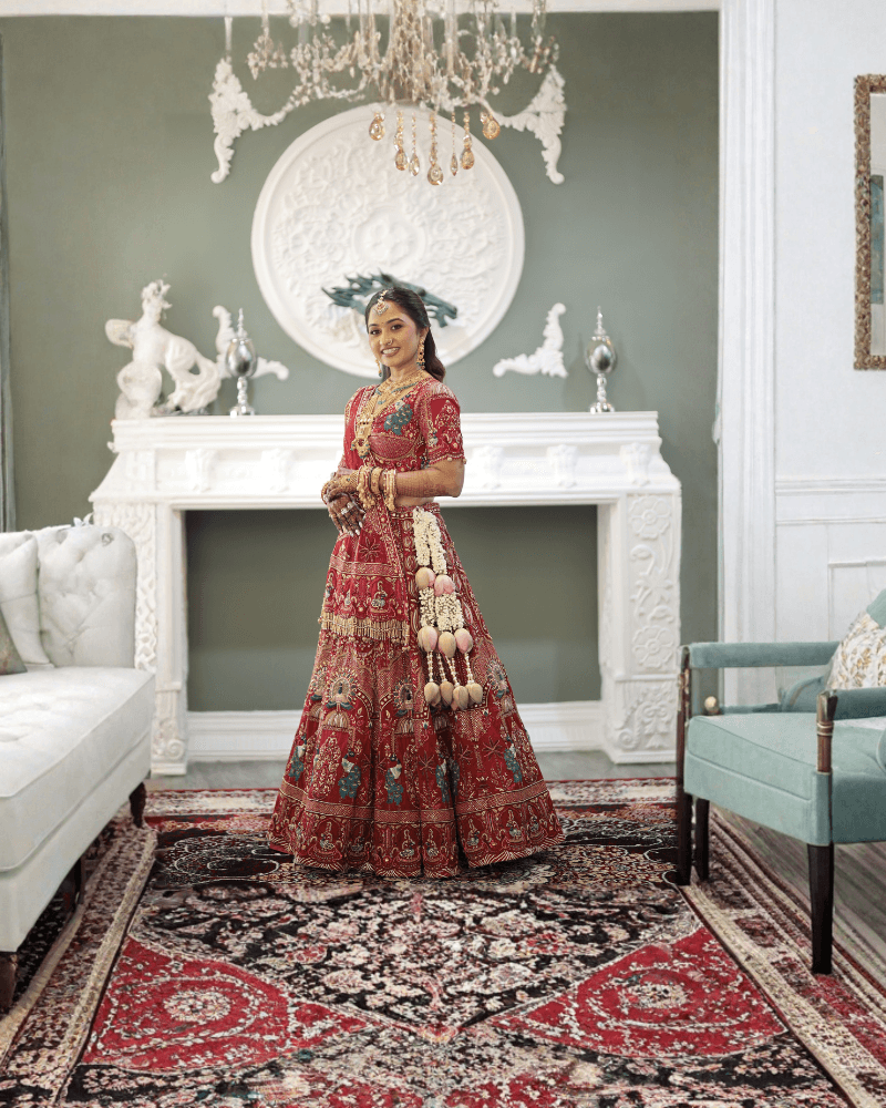 Intricate Indian Bridal Hair Detail — Hair by Rushi